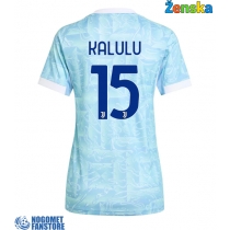 Juventus Pierre Kalulu #15 Gostujuci Dres za Ženska 2025-26 Kratak Rukav